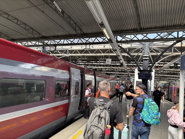 Arrived in Brussels Gare-du-midi train station!