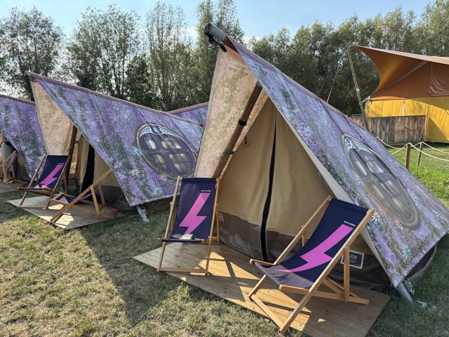 Our accomodations for the weekend, the Supreme Easy Tent