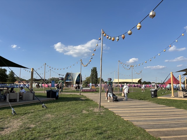 Our District House area and central courtyard