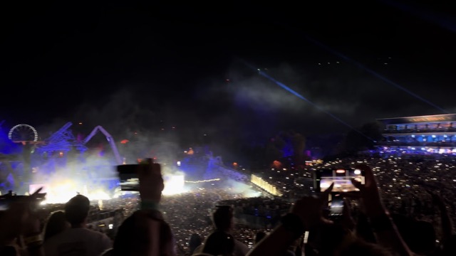 Martin Garrix playing Our Time by AFROJACK, Martin Garrix, David Guetta & Amél