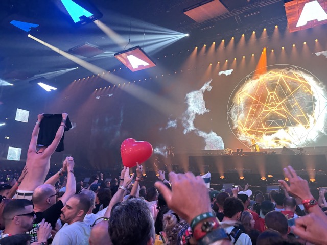 Enjoying Armin from the front of the crowd