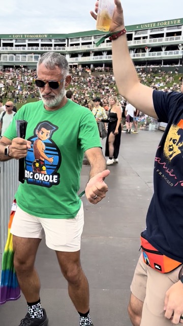 Brennan and Jared dancing to Go Back