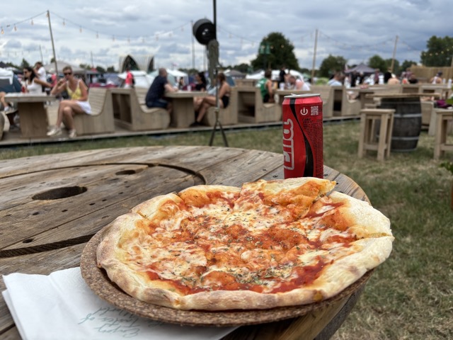 My pizza and Coke Zero for lunch