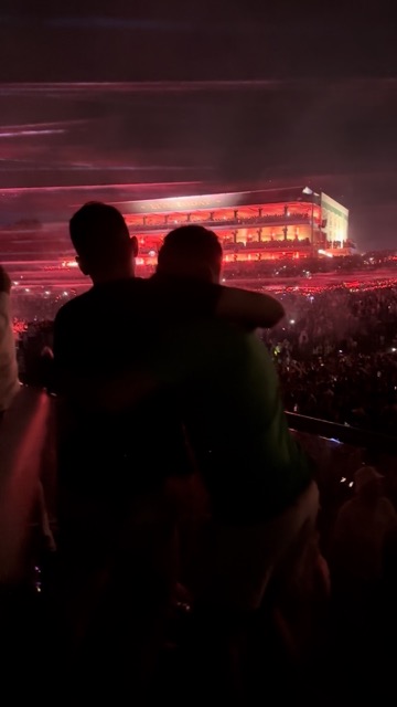 Brennan and Jared dancing to Fire in the Rain, performed by David Guetta