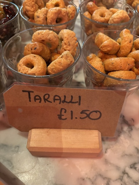 I also tried these Taralli biscuits
