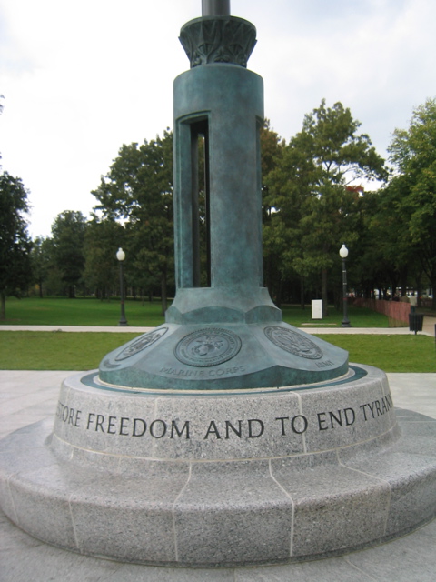 Restore freedom and to end tyranny