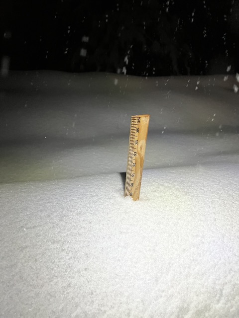 29 inches and counting on NYE