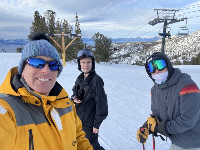 Myke, Harris, and James at Heavenly