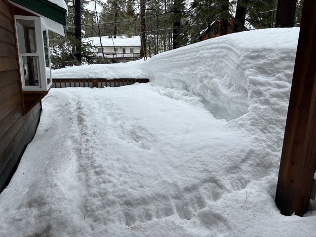 Another snowfall on Mar 10th...it's really starting to accumulate