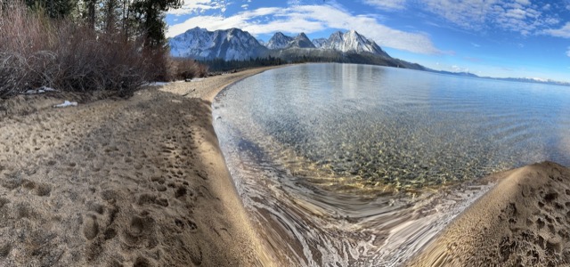 Kiva Beach at Lake level