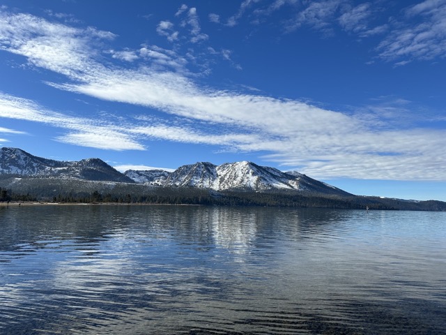 Lake Tahoe mountains