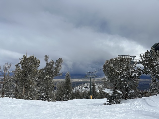 View from the top of the lift