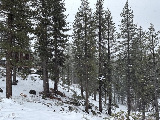 Our house in the distance